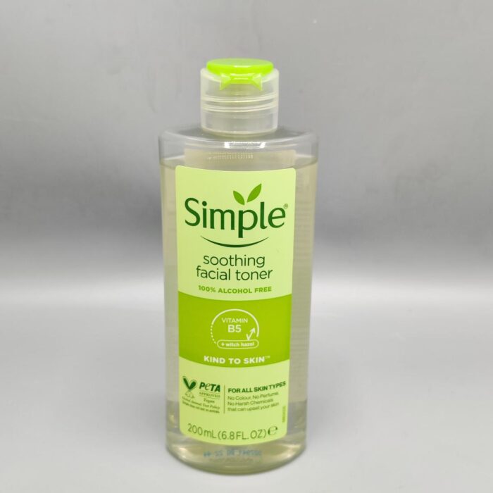 تونر تسکین‌دهنده سیمپل مدل soothing facial toner - Image 2